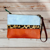 Folklore Couture Luca Upcycled Wristlet Clutch Crossbody