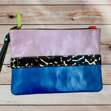 Folklore Couture Luca Upcycled Wristlet Clutch Crossbody