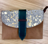 Folklore Couture Sutton Upcycled Crossbody Clutch