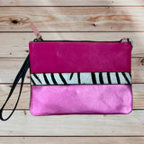 Folklore Couture Luca Upcycled Wristlet Clutch Crossbody