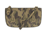 Joy Susan Camouflage Vegan Crossbody Wristlet