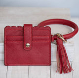 Lauren Lane Scalloped Edge Card Holder/Keychain
