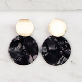 Michelle McDowell Barrington Acrylic Tiered Circular Post Earrings