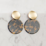 Michelle McDowell Barrington Acrylic Tiered Circular Post Earrings