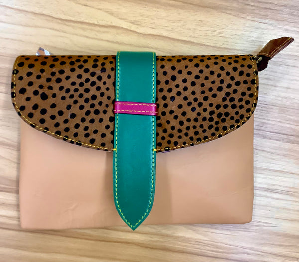 Folklore Couture Sutton Upcycled Crossbody Clutch