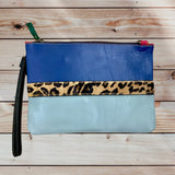 Folklore Couture Luca Upcycled Wristlet Clutch Crossbody