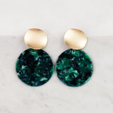 Michelle McDowell Barrington Acrylic Tiered Circular Post Earrings