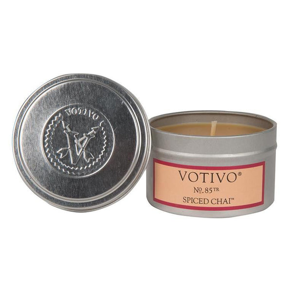 Votivo Spiced Chai Travel Tin Candle