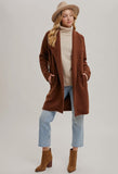 Bluivy Chestnut Open Front Coat