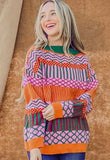 And the Why Aztec Multi Color Sweater