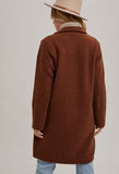 Bluivy Chestnut Open Front Coat