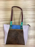 Folklore Couture Sustainable Halston Upcycled Handmade Leather Tote