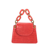 Melie Bianco Loren Handbag with Acrylic Handle