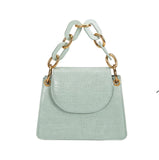 Melie Bianco Loren Handbag with Acrylic Handle