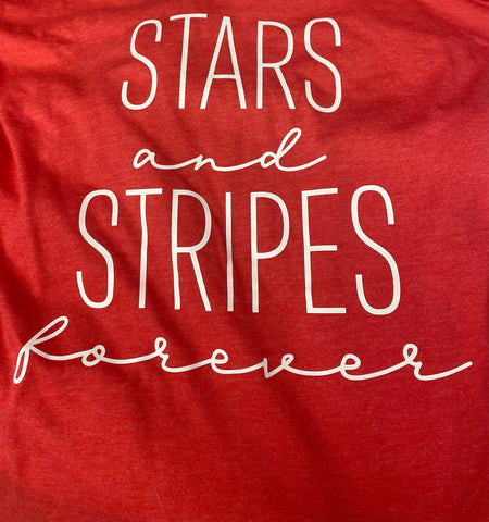 Veal Creations Stars and Stripes Tee