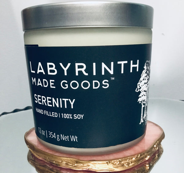 YWCA McLean Labyrinth Soy Candle-Serenity