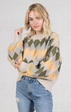 Very J. Argyle Sweater