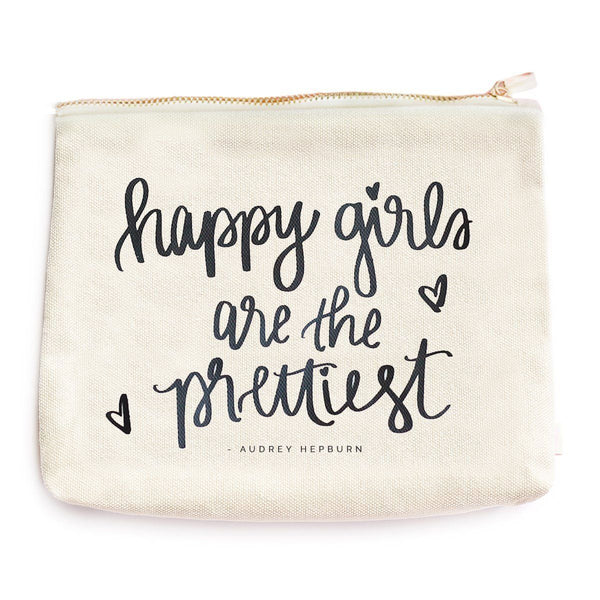 Sweet Water Decor Happy Girls Makeup Pouch