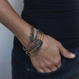 Scout Crystal Wrap Bracelet Necklace-Periwinkle/Silver