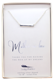 Lucky Feather Mother of Groom Necklace